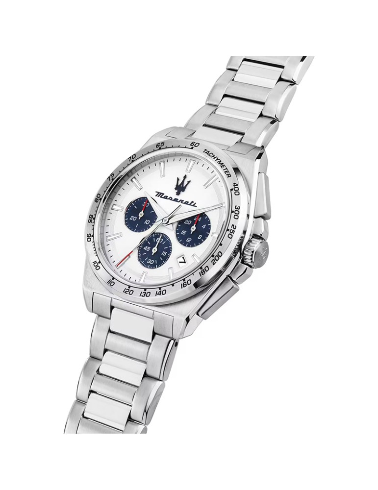 Maserati Watch - Silver - 43mm - White -R8873652007