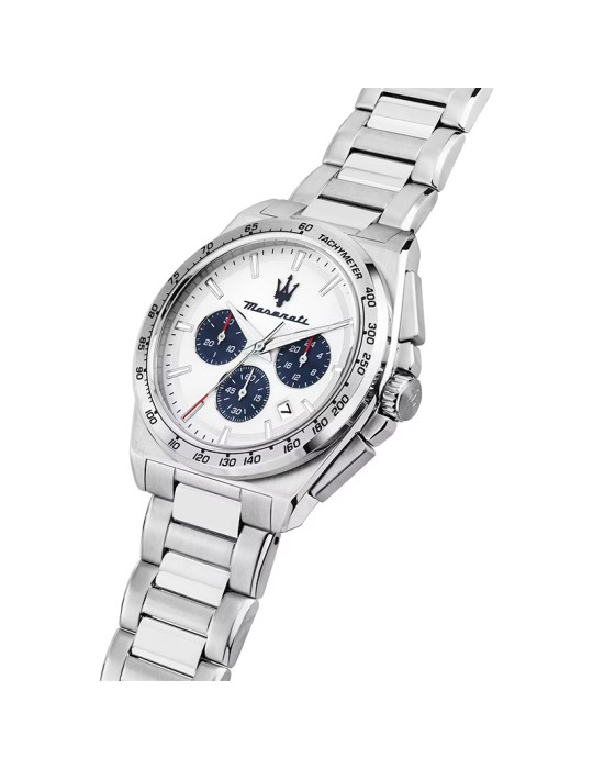 Maserati Watch - Silver - 43mm - White -R8873652007