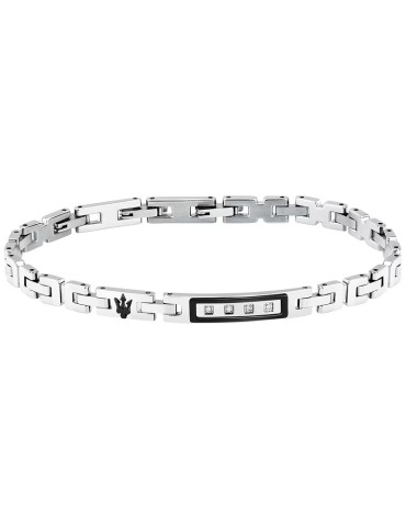 Bracciale Maserati - Diamonds-Acciaio 316L-Diamanti Bianchi-JM125ATY21