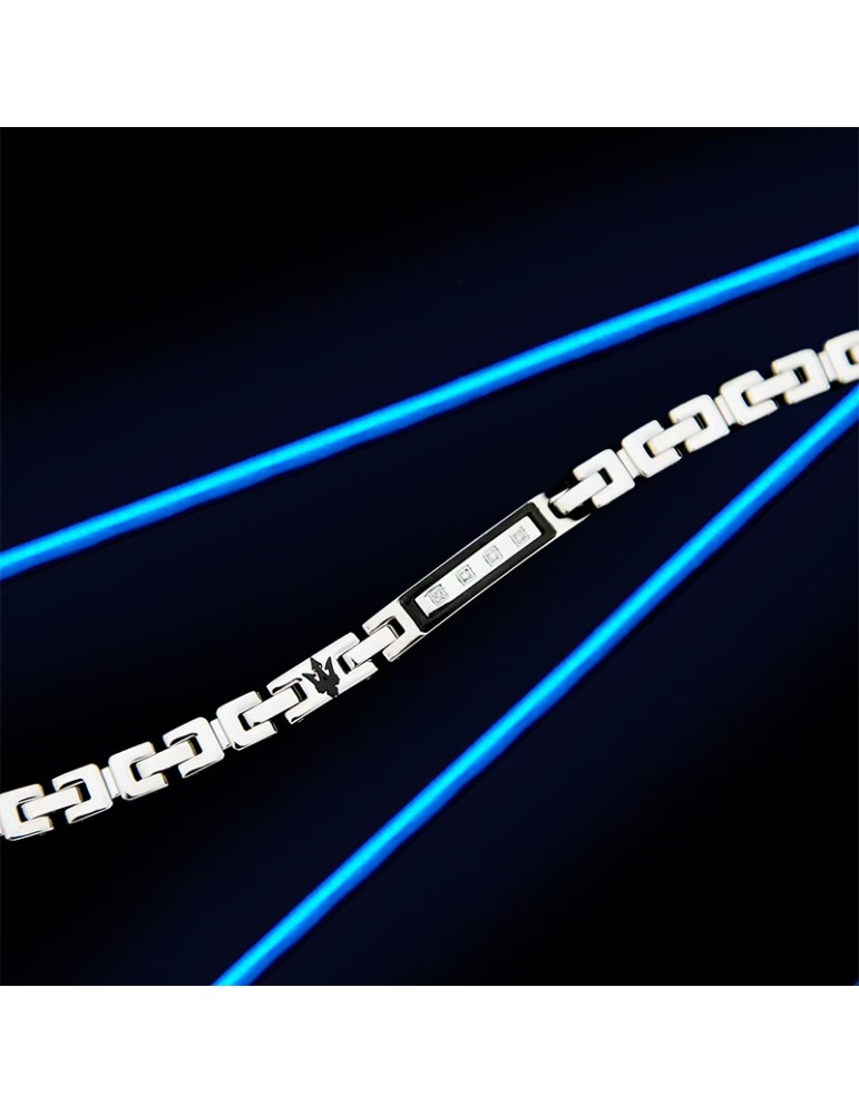 Bracciale Maserati - Diamonds-Acciaio 316L-Diamanti Bianchi-JM125ATY21