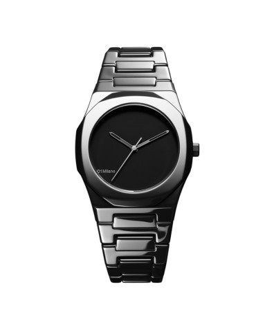 D1 Watch - Pure Black Ceramic Quartz 37mm Black