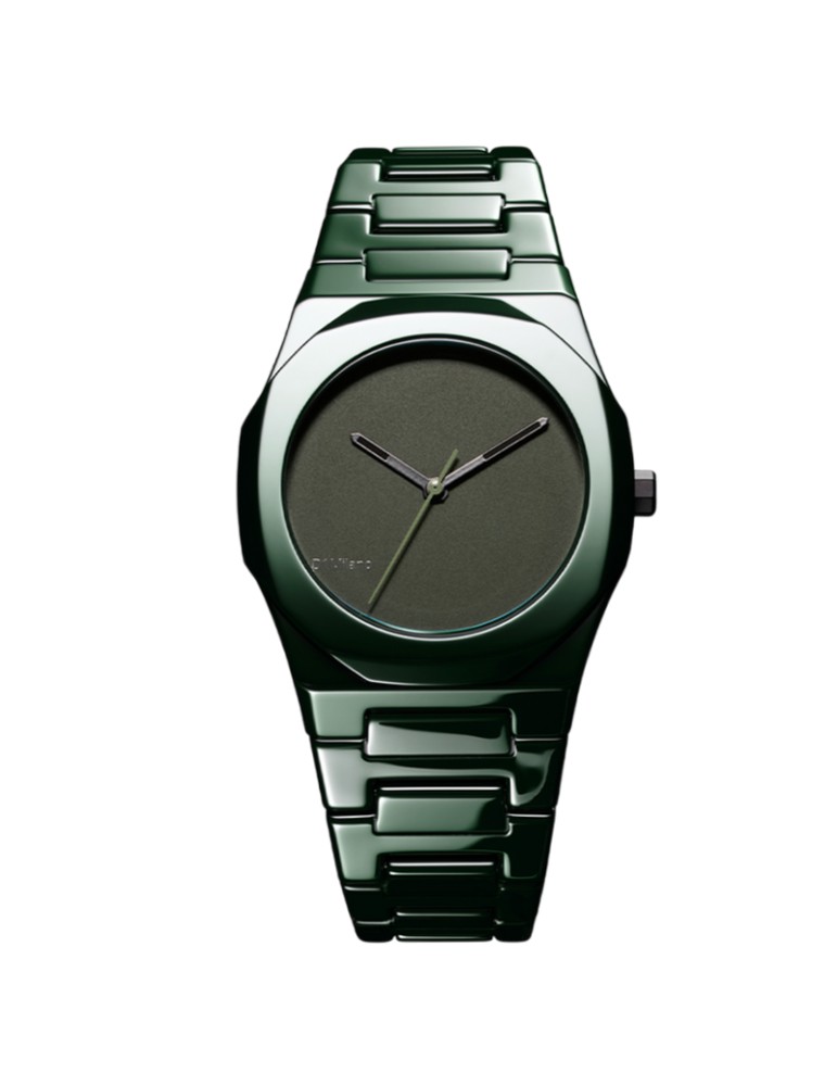 D1 Watch - Pure Green Ceramic Quartz 37mm Green
