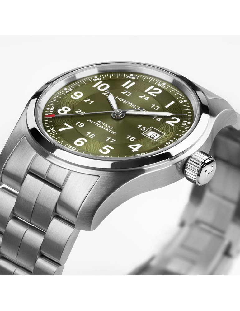 Orologio Hamilton - Khaki Field Meccanico Automatico 42mm Verde - H70605160