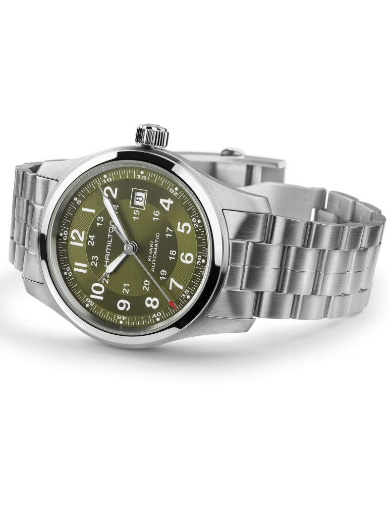 Hamilton Watch - Khaki Field Mechanical Automatic 42mm Green