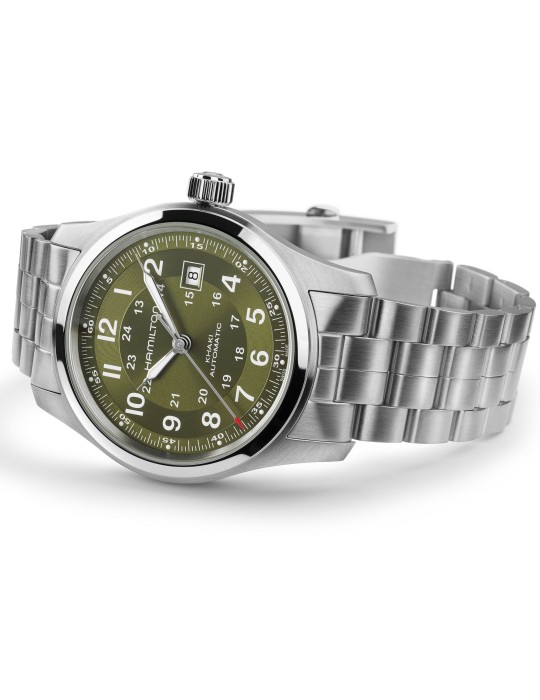 Hamilton Watch - Khaki Field Mechanical Automatic 42mm Green
