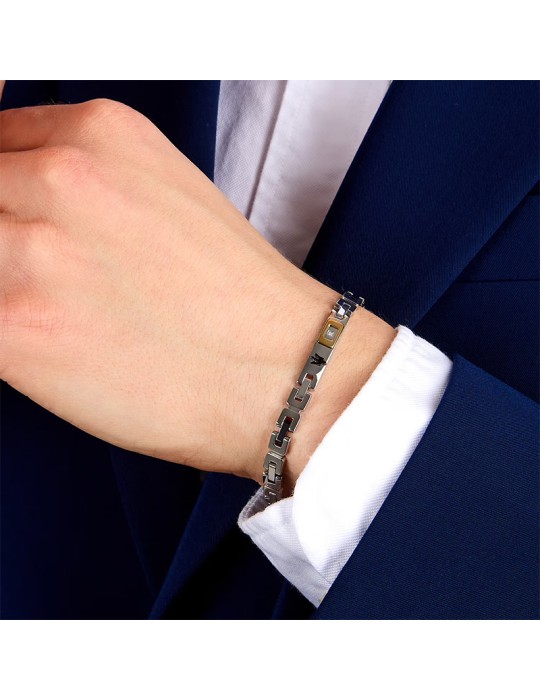 Maserati Bracelet-Diamonds-Golden Element-White Diamond-JM125ATY25