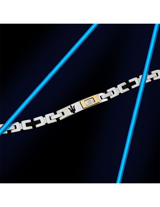 Bracciale Maserati-Diamonds-Elemento Dorato-Diamante Bianco-JM125ATY25