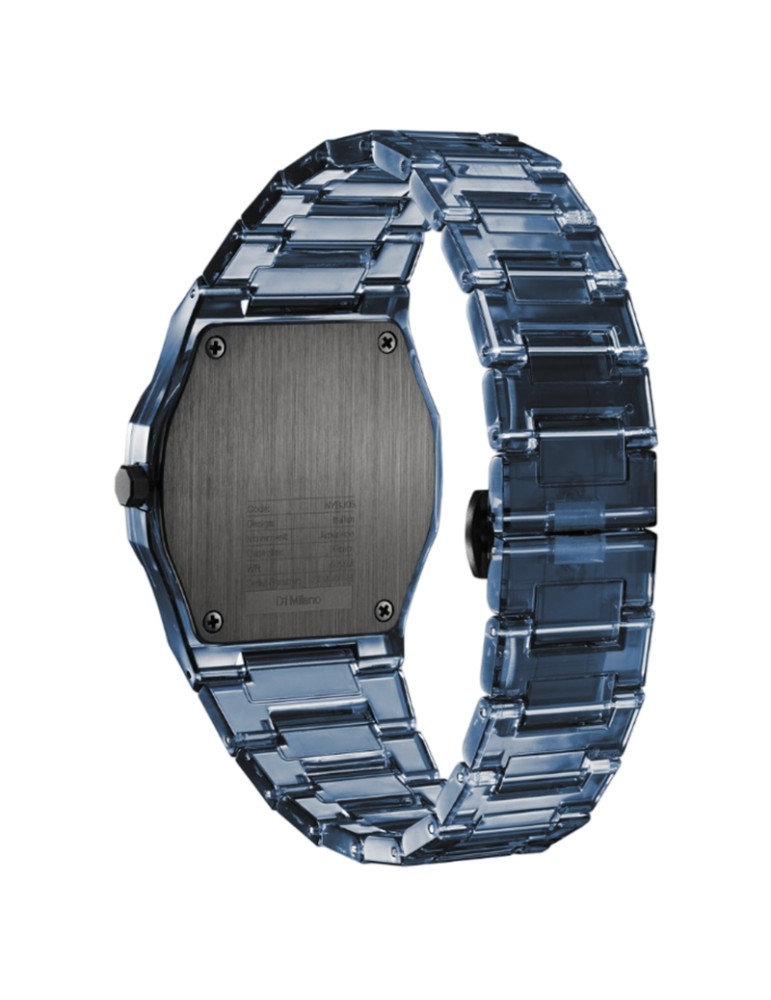Orologio D1 Milano - Nylon Exp_Cobalt Solo Tempo 39mm Blu - 0