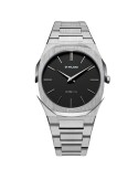 Orologio D1 Milano - Ultra Thin - Re_Silver - Silver-40mm-Nero-UTBJ40