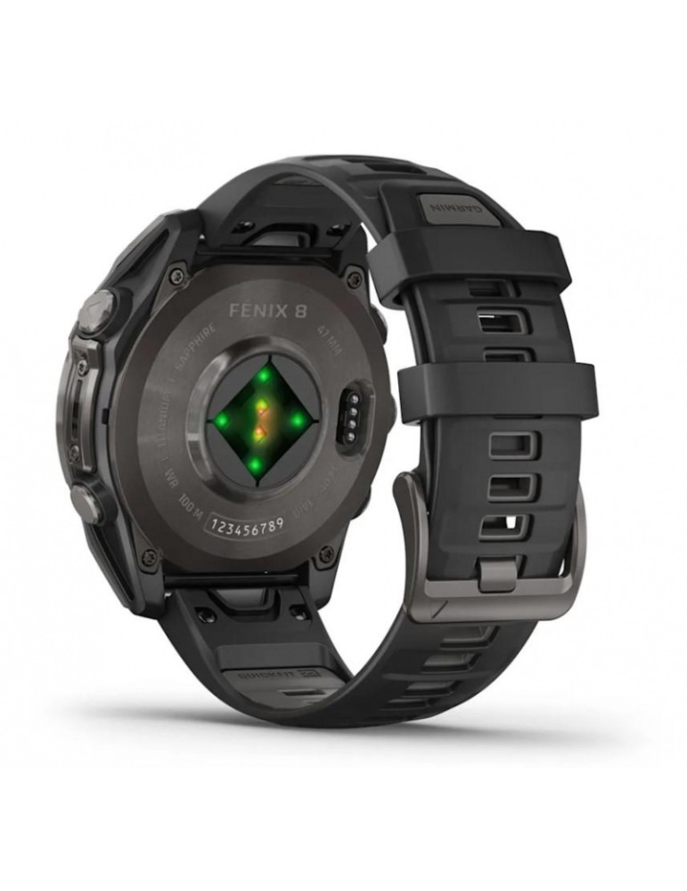 Orologio Smartwatch Garmin - Fēnix® 8 - Amoled - 47mm - Nero - 010-02904-21
