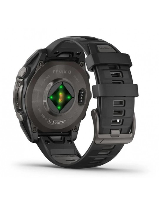 Garmin Smartwatch Watch - Fēnix® 8 - Amoled - 47mm - Black