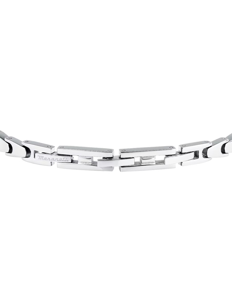 Maserati Bracelet - Iconic - Golden Links - Trident Black-JM225AVD84