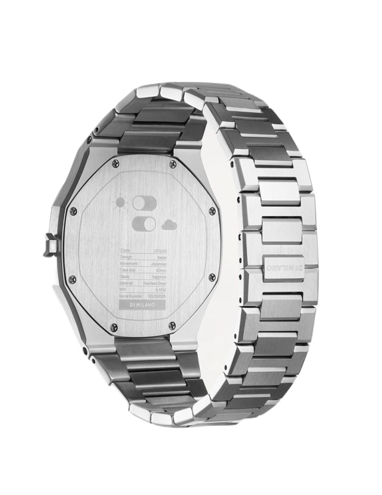 Orologio D1 Milano - Silver - 40mm -  Quadrante Fotocromatico - UTBJ43