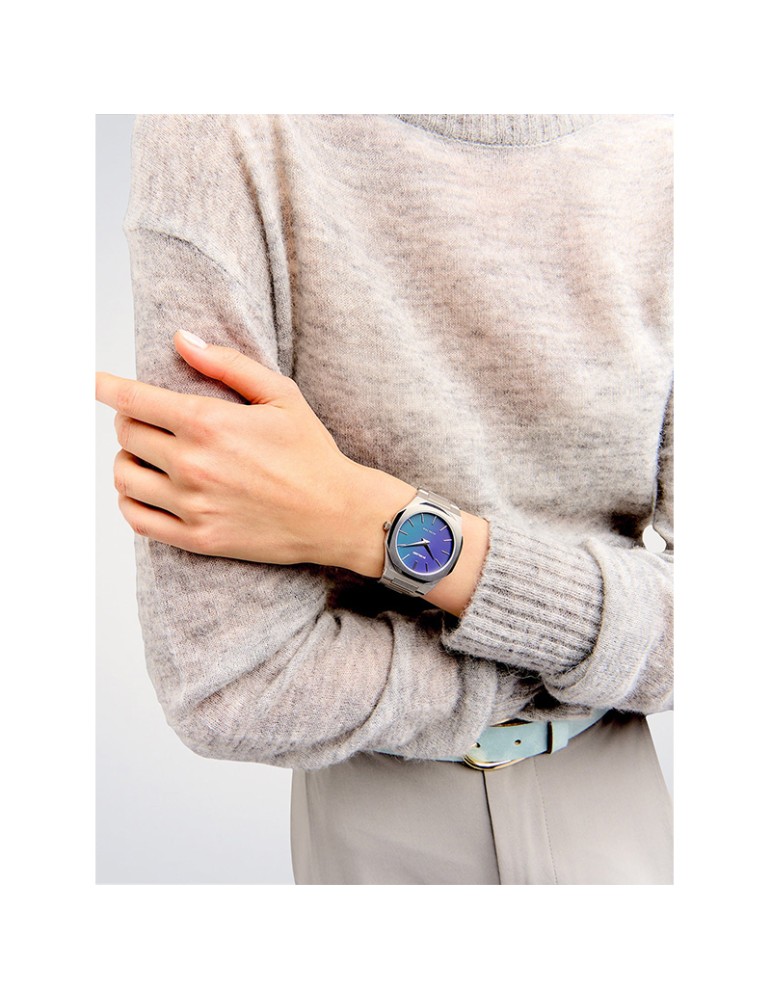 D1 Milano Watch - Silver - 40mm - Photochromic Dial - UTBJ43