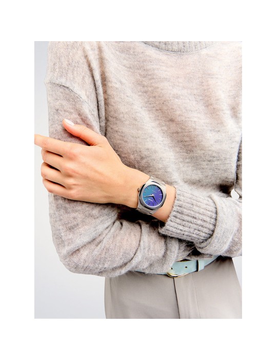 D1 Milano Watch - Silver - 40mm - Photochromic Dial - UTBJ43