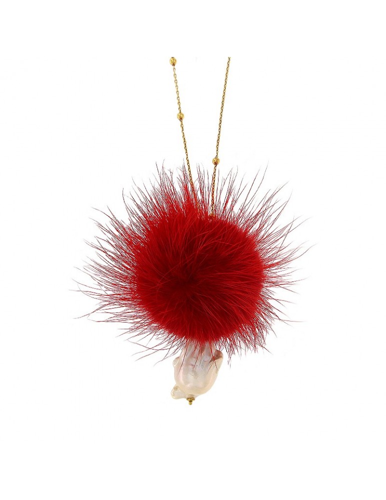 Collana Etnò con Perla da Donna - 0