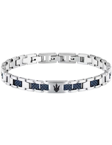 Maserati Bracelet - Iconic - Blue Elements - Black Trident -JM225AVD87