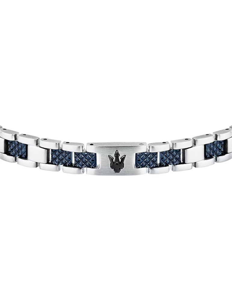 Maserati Bracelet - Iconic - Blue Elements - Black Trident -JM225AVD87