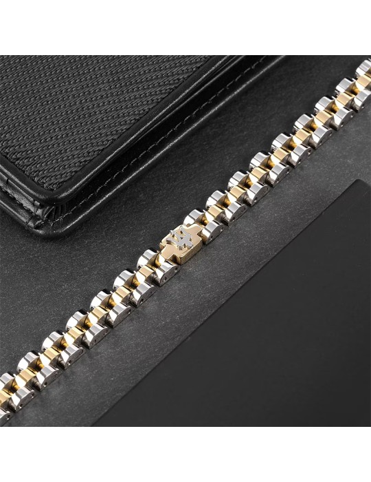 Bracciale Maserati - Jewels - Maglie Centrali PVD Gold - JM320AST09
