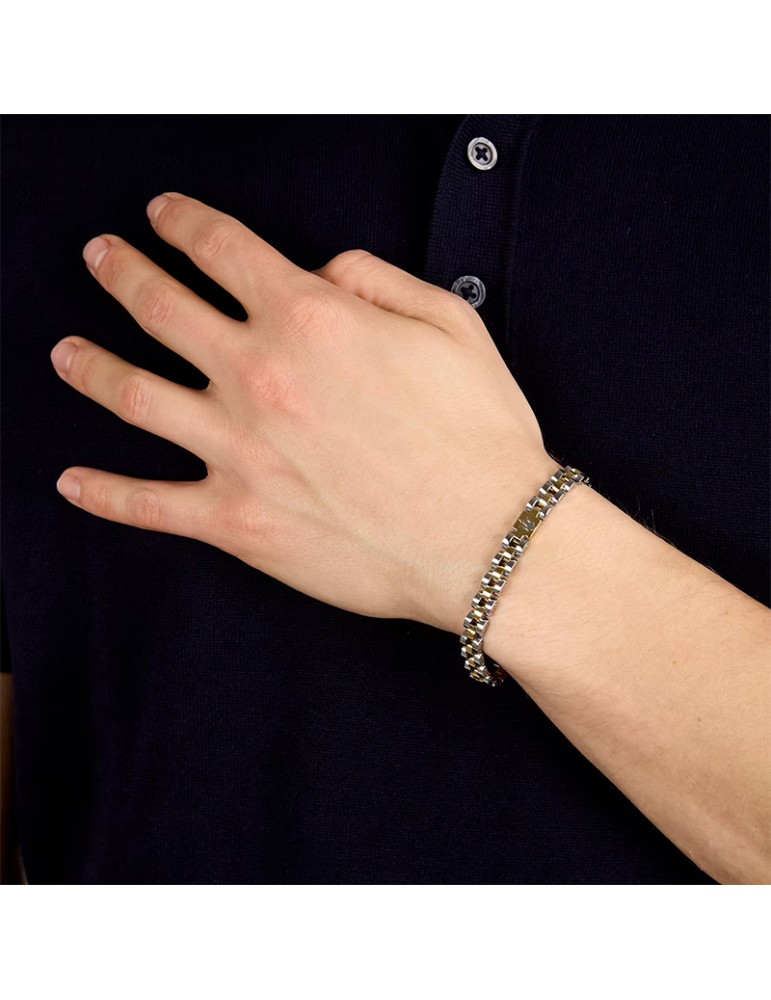 Bracciale Maserati - Jewels - Maglie Centrali PVD Gold - JM320AST09