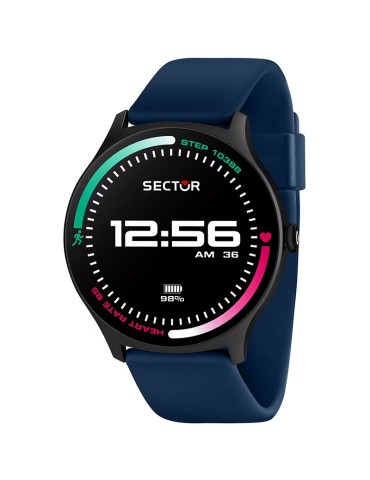 Orologio Smartwatch Sector - S-06 - 51,00 x 45,00mm - Blu -R3251551002