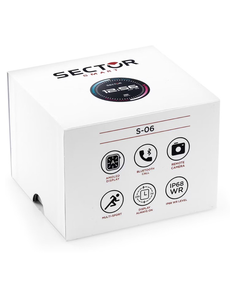Sector Smartwatch Watch - S-06 - 51,00 x 45,00mm - Blue -R3251551002