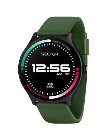 Orologio Smartwatch Sector - S-06 - 51,00 x 45,00mm -Verde-R3251551003