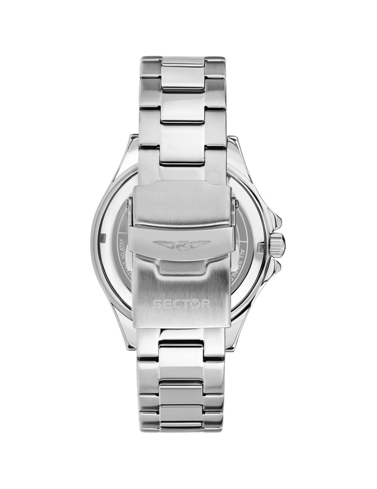 Sector Watch - 230 - Time and Date - Silver - 43mm-Green-R3253161056