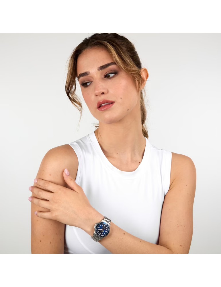 Sector Watch - 230 - Time and Date - Silver - 35mm - Blue-R3253161547
