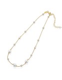 Collana Lelune Glamour - Luxury con Perle Freshwater e Zirconi - LGNK700.2