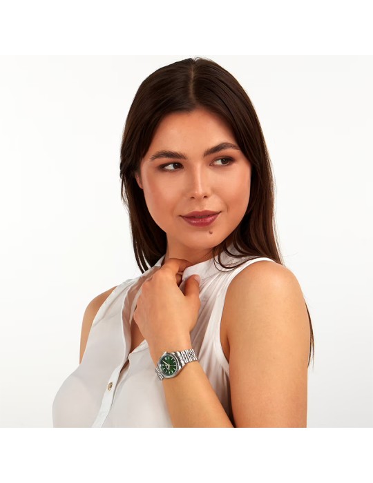 Orologio Sector - 240 - Tempo e Data - Silver - 32mm-Verde-R3253240513