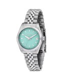 Sector Watch - 240 - Time & Date -Silver-32mm-Turquoise-R3253240515