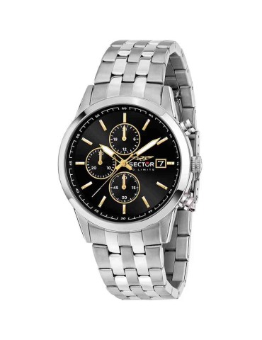 Orologio Sector - 660 - Silver - 41mm - Nero-Dettagli Gold-R3273617004
