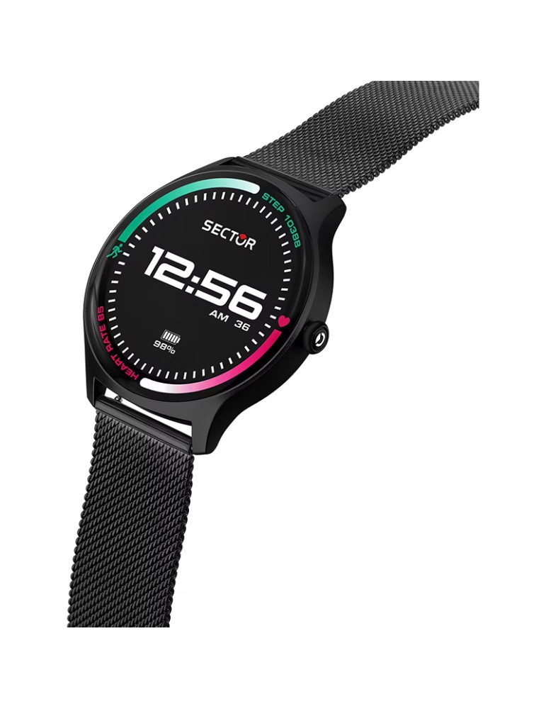 Sector Smartwatch Watch - S-06 - 51,00 x 45,00mm - Black-R3253551001