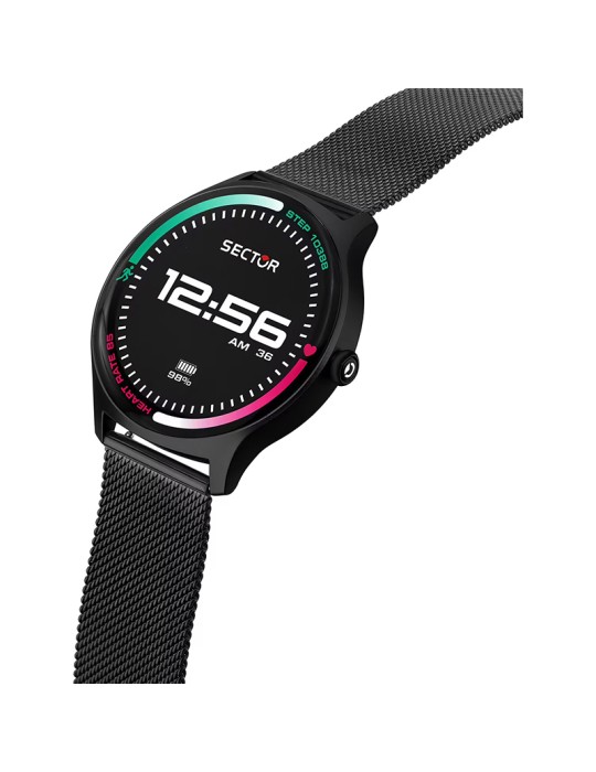 Orologio Smartwatch Sector - S-06 - 51,00 x 45,00mm - Nero-R3253551001
