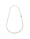 Unoaerre Necklace - Golden Bronze - Crossbar Chain-Zirconia-11EXH0074
