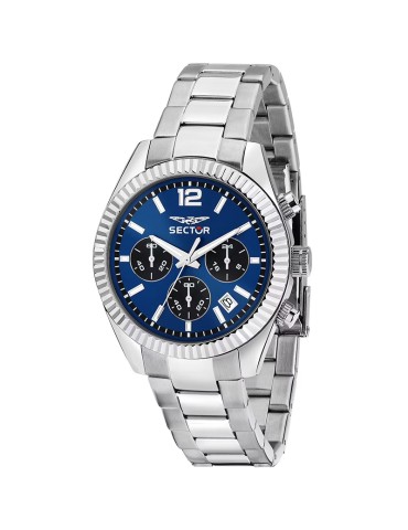 Sector Watch - 240 - Silver - 39mm - Blue-Black Counters-R3273640030