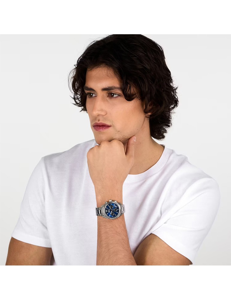 Orologio Sector - 240 - Silver - 39mm - Blu-Contatori Neri-R3273640030
