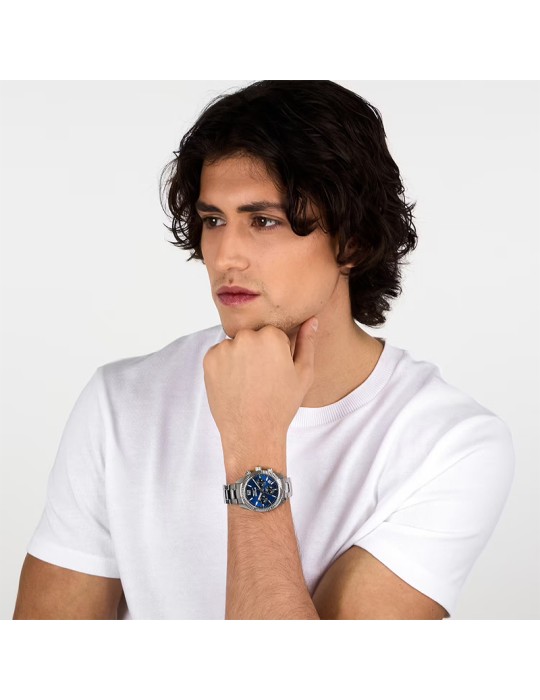 Orologio Sector - 240 - Silver - 39mm - Blu-Contatori Neri-R3273640030