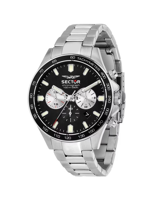 Orologio Sector - 230 - Silver-43mm-Nero-Contatori Silver-R3273661050