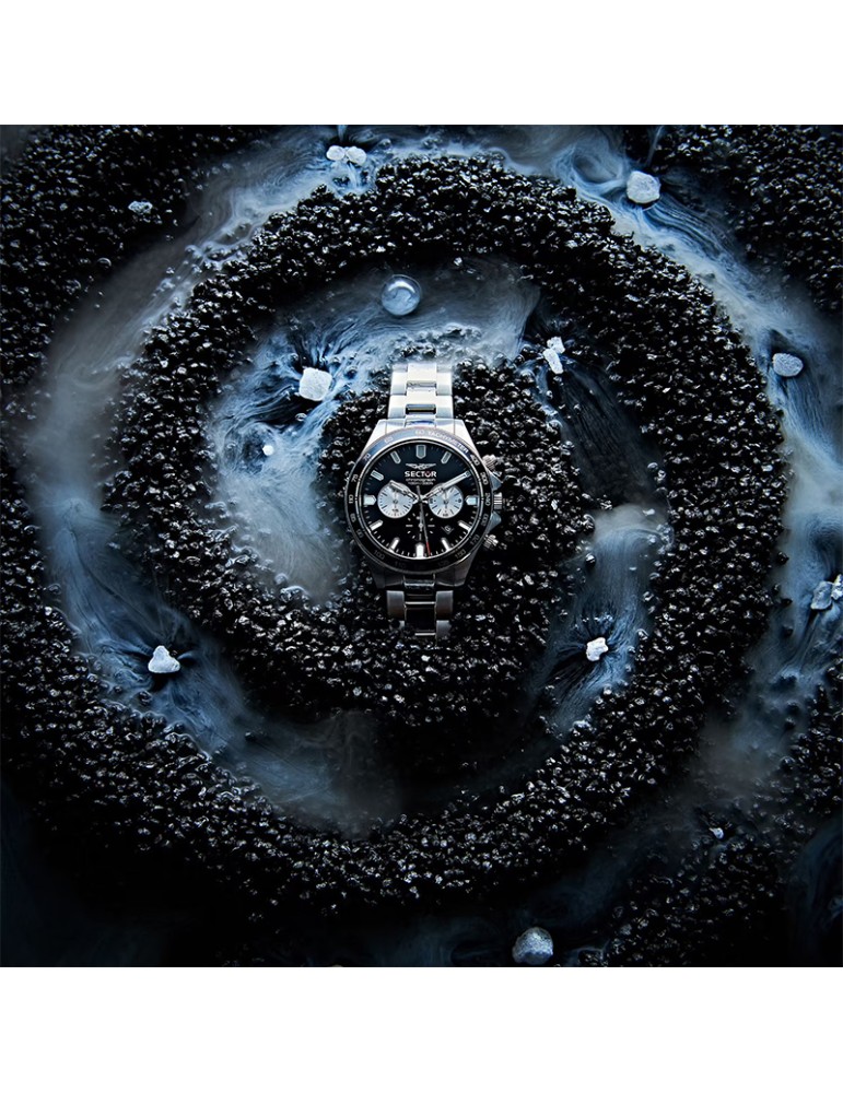 Orologio Sector - 230 - Silver-43mm-Nero-Contatori Silver-R3273661050