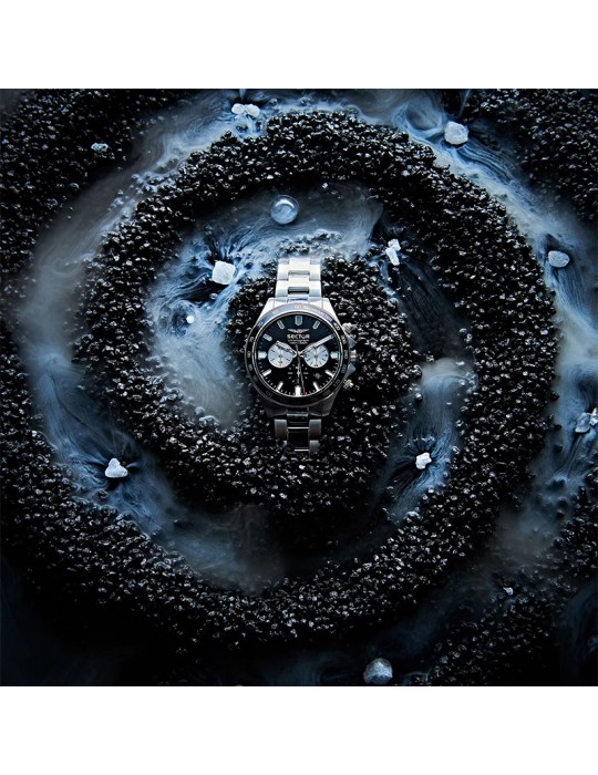 Orologio Sector - 230 - Silver-43mm-Nero-Contatori Silver-R3273661050