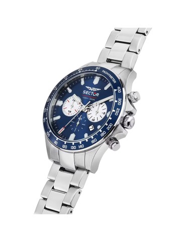 Orologio Sector - 230 - Silver - 43mm-Blu-Contatori Silver-R3273661051 2
