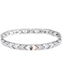 Bracciale Maserati - Iconic - Acciaio 316L - Tridente Blu -JM225AVD90