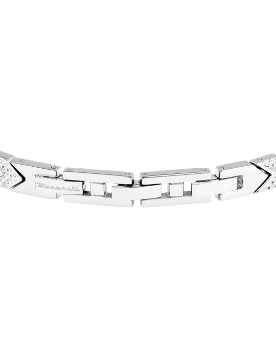 Bracciale Maserati - Iconic - Acciaio 316L - Tridente Blu -JM225AVD90