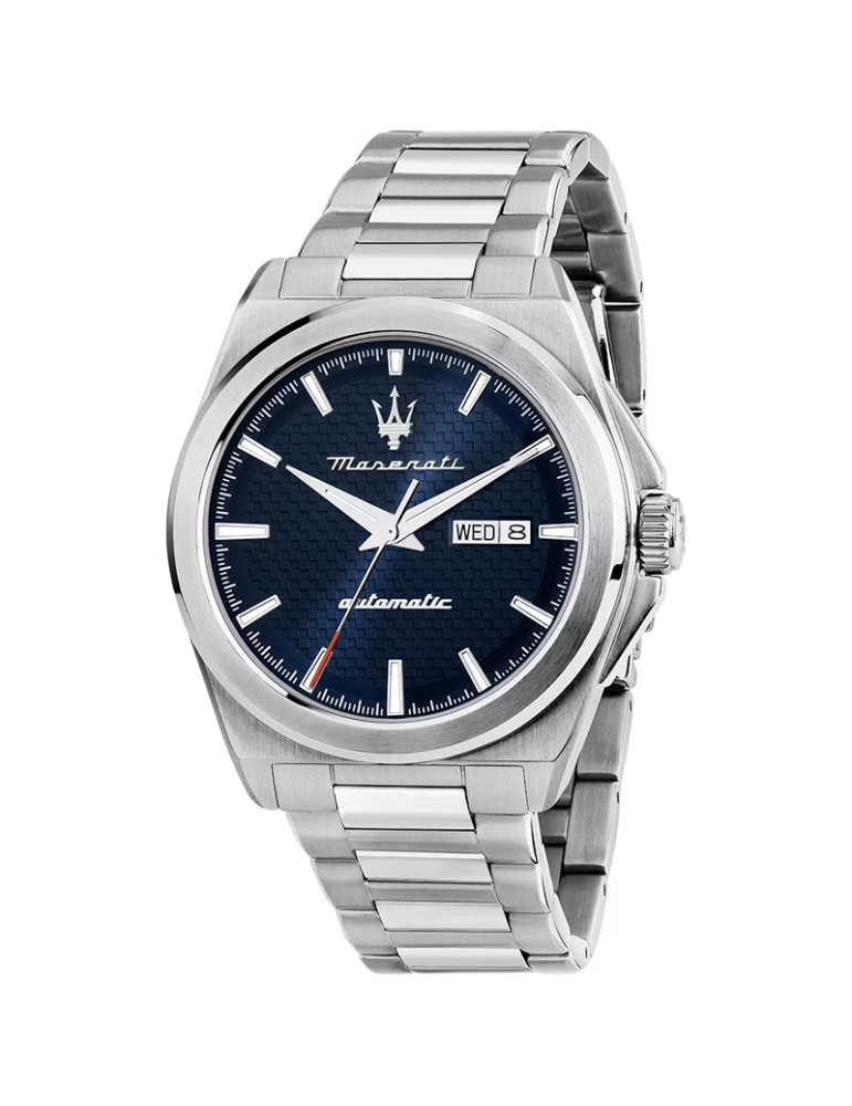 Orologio Maserati - Velocità - Automatico -Silver-41mm-Blu-R8823152002