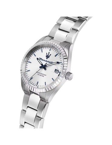 Orologio Maserati - Tempo e Data -Silver-43mm-Dettagli Blu-R8853100045 2