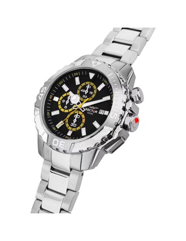 Sector Watch - Silver - 43mm - Black with Yellow Details-R3273735001 2