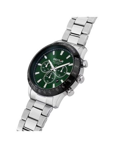 Sector watch - 270 - Chronograph - Silver - 45mm -verde -R3273778007 2