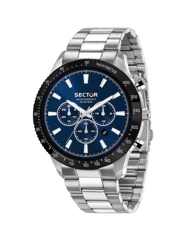 Sector Watch - 270 - Chronograph - Silver - 45mm - Blue - R3273778008